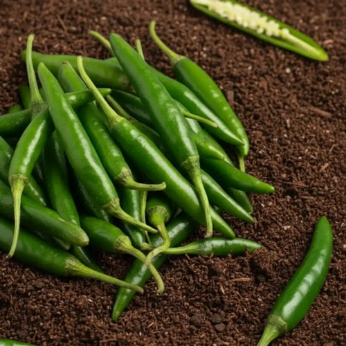 Organic Green Chilli – Farm Fresh &amp; Chemical Free